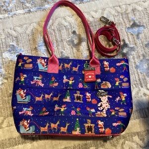 Harvey’s Christmas print small tote